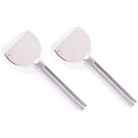 TIANOR 2pc Acero Inoxidable Pasta de Dientes Exprimidor De Tubo Tono De Plata para Cuarto de baño exprimidor de Pasta de…